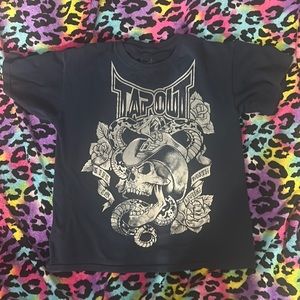 Navy blue tapout shirt